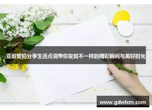 亚哥爱拍分享生活点滴带你发现不一样的精彩瞬间与美好时光